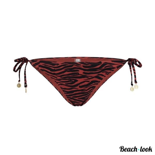 bikinibroekje strik shiwi zebraprint