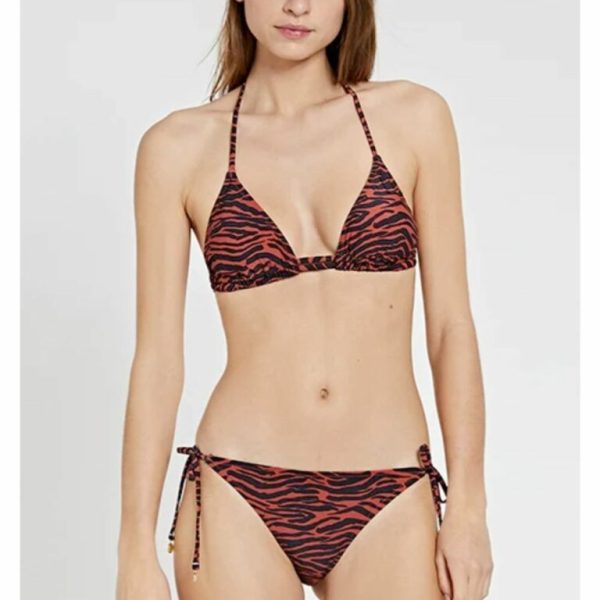 zebra print bikini triangel dames