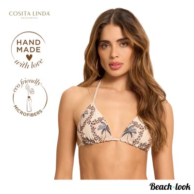 Cosita Linda Luxe Sunset Serenade Goud Triangel Bikinitop