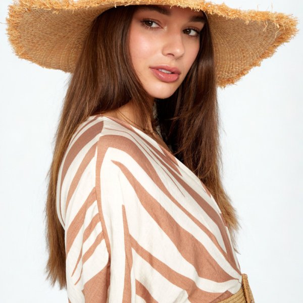 Beach Look beige strandhoed