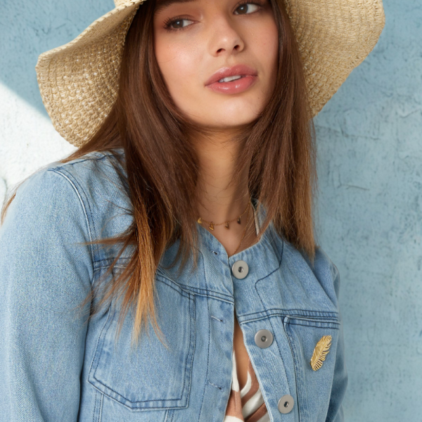 strandhoed zomerhoed beige